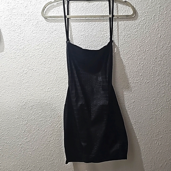 Backless gater print mini dress - Picture 1 of 2